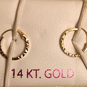 14KT baby earrings
